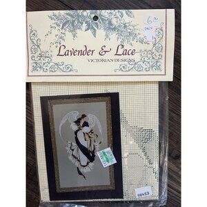 Lavender & Lace Angel of Hope Cross‎ Stitch Pattern LL13 NIP